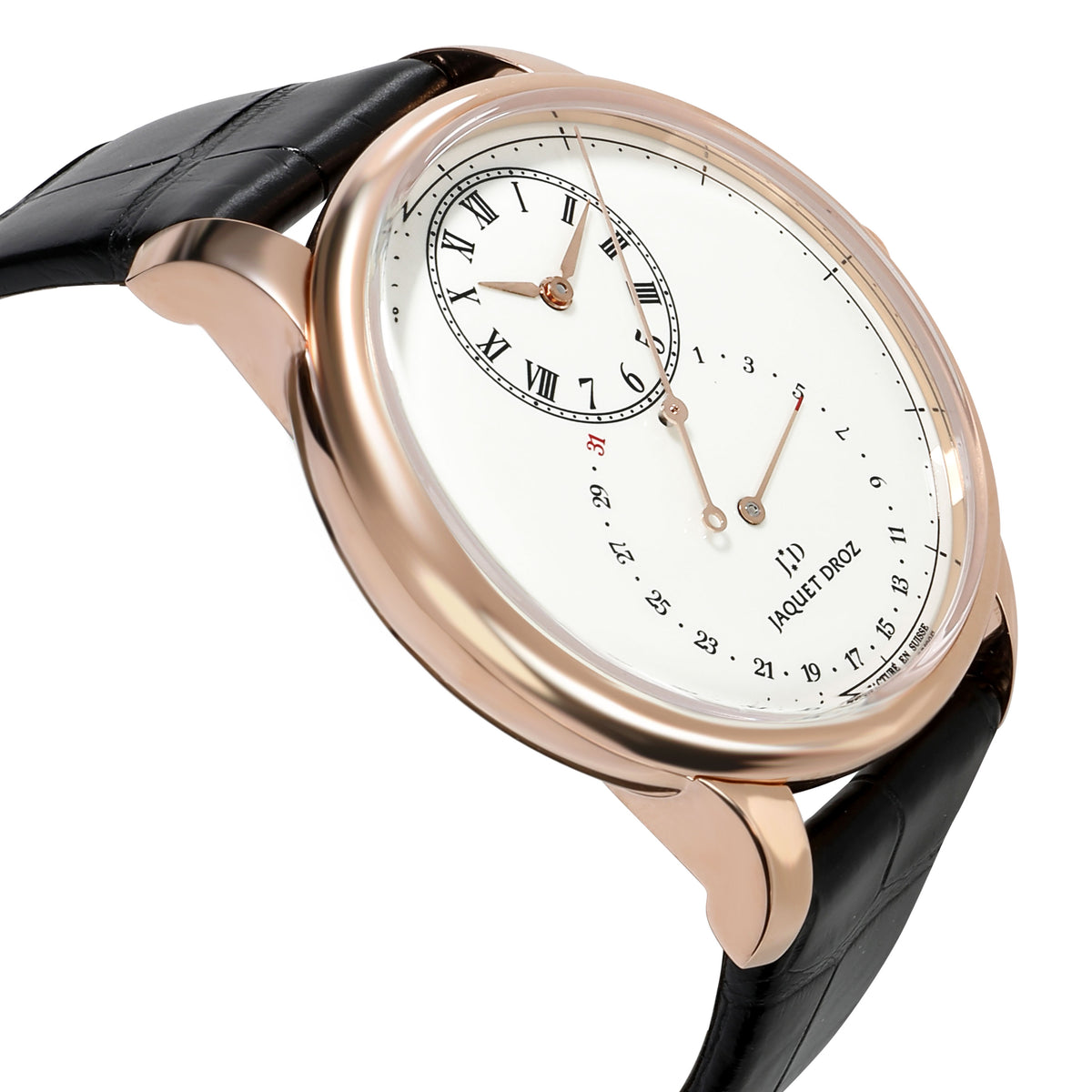Jaquet Droz Grande Seconde Deadbeat J008033200 Men's Watch in 18kt Rose Gold rv
