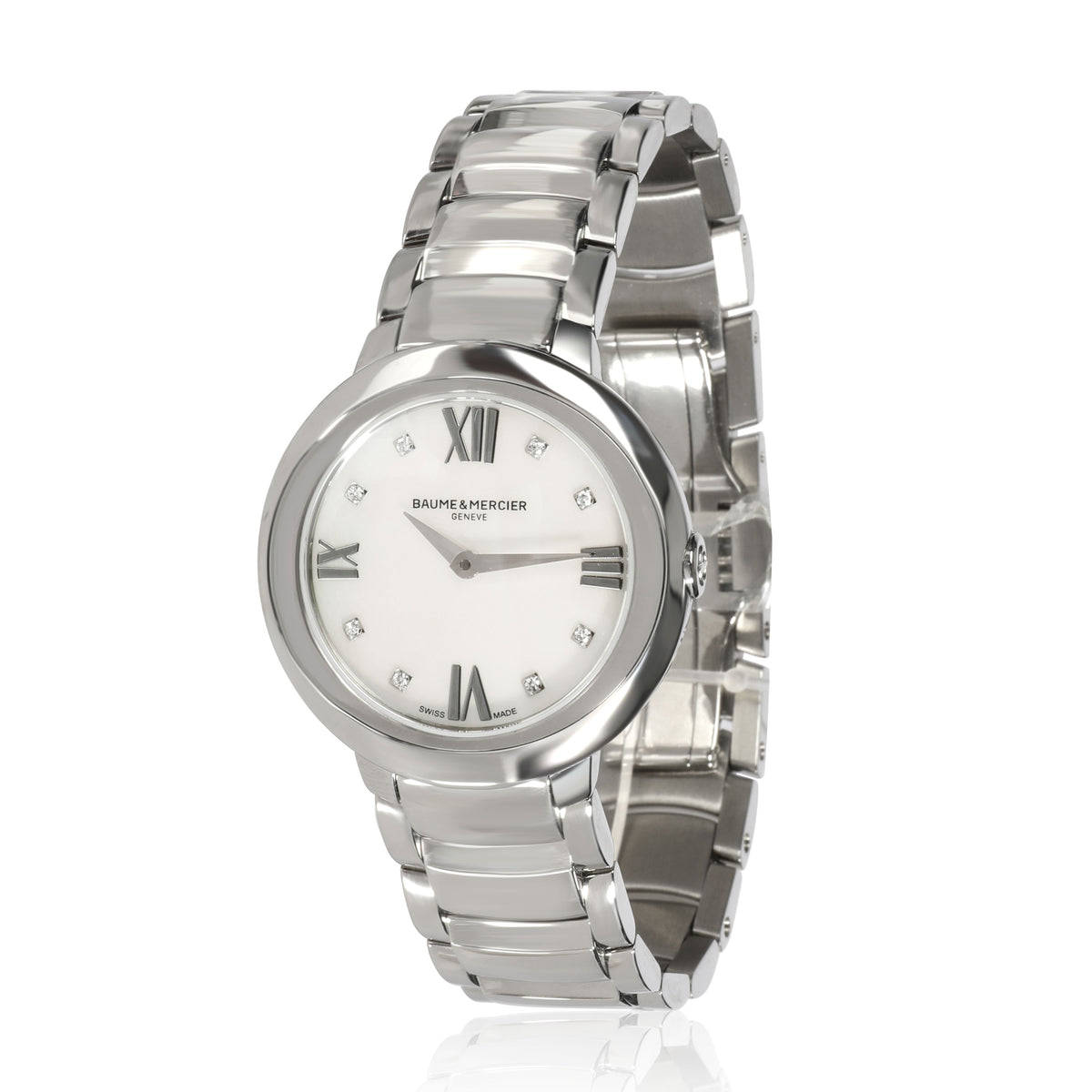 Baume & Mercier Promesse MOA10158 Women's Watch in  Stainless Steel fv
