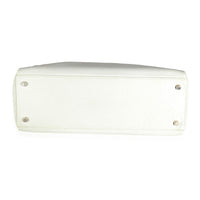 Hermès Gris Perle White Buffalo Skipper Dalmatian Retourne Kelly 35 PHW Handbag box