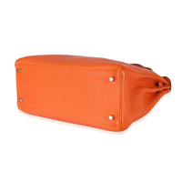 Hermès Feu Togo Retourne Kelly 35 PHW Handbag box