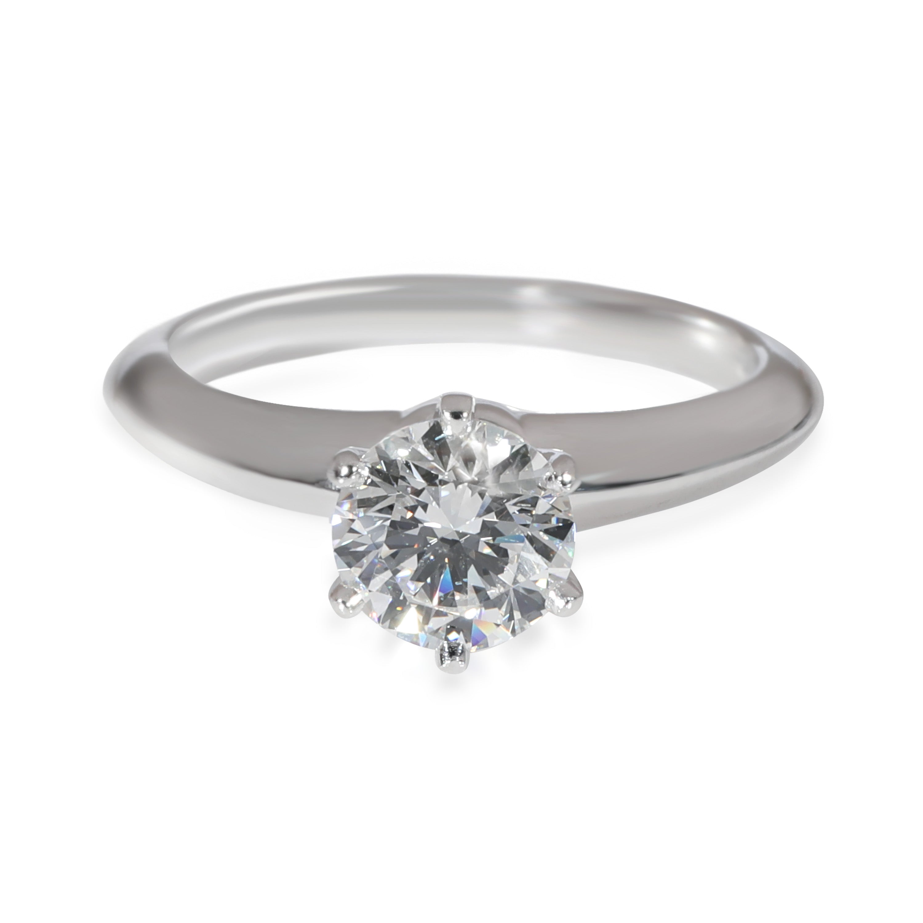 Tiffany & Co. 0.93 ct Round Brilliant Diamond Engagement Ring fv
