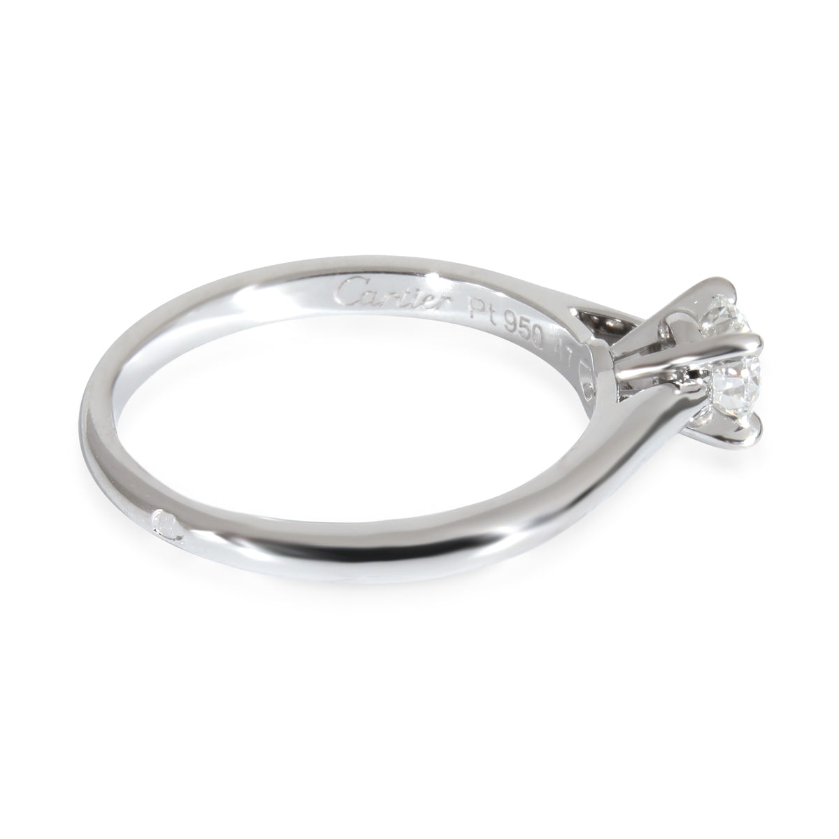 Cartier Solitaire 1895 Engagement Ring (Platinum) sv