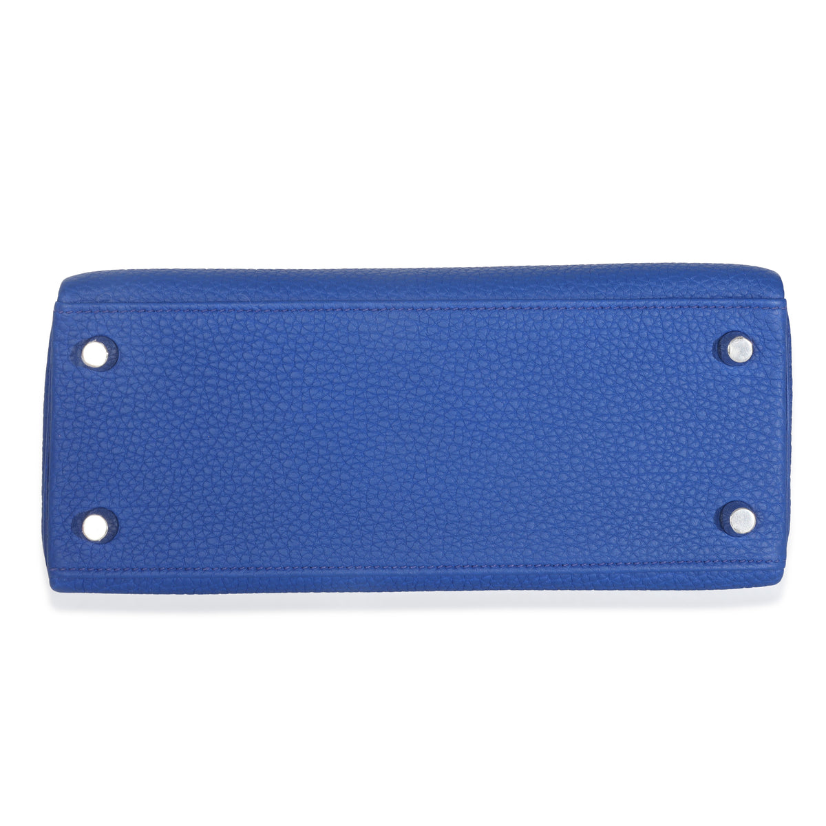 Hermès Bleu Royal Togo Kelly Retourne 25 PHW Handbag stamp
