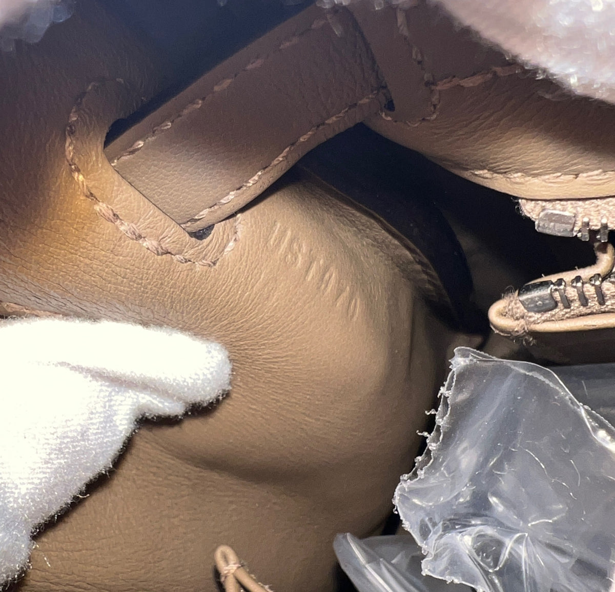 Hermès Beige De Weimar Swift Retourne Kelly 25 PHW Handbag