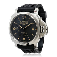 Panerai Luminor 1950 GMT PAM00533 Men's Watch in  Stainless Steel fv