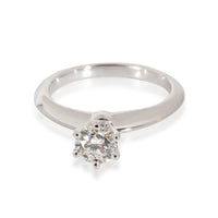 Tiffany & Co. 0.4 ct Round Diamond Tiffany Setting Engagement Ring fv