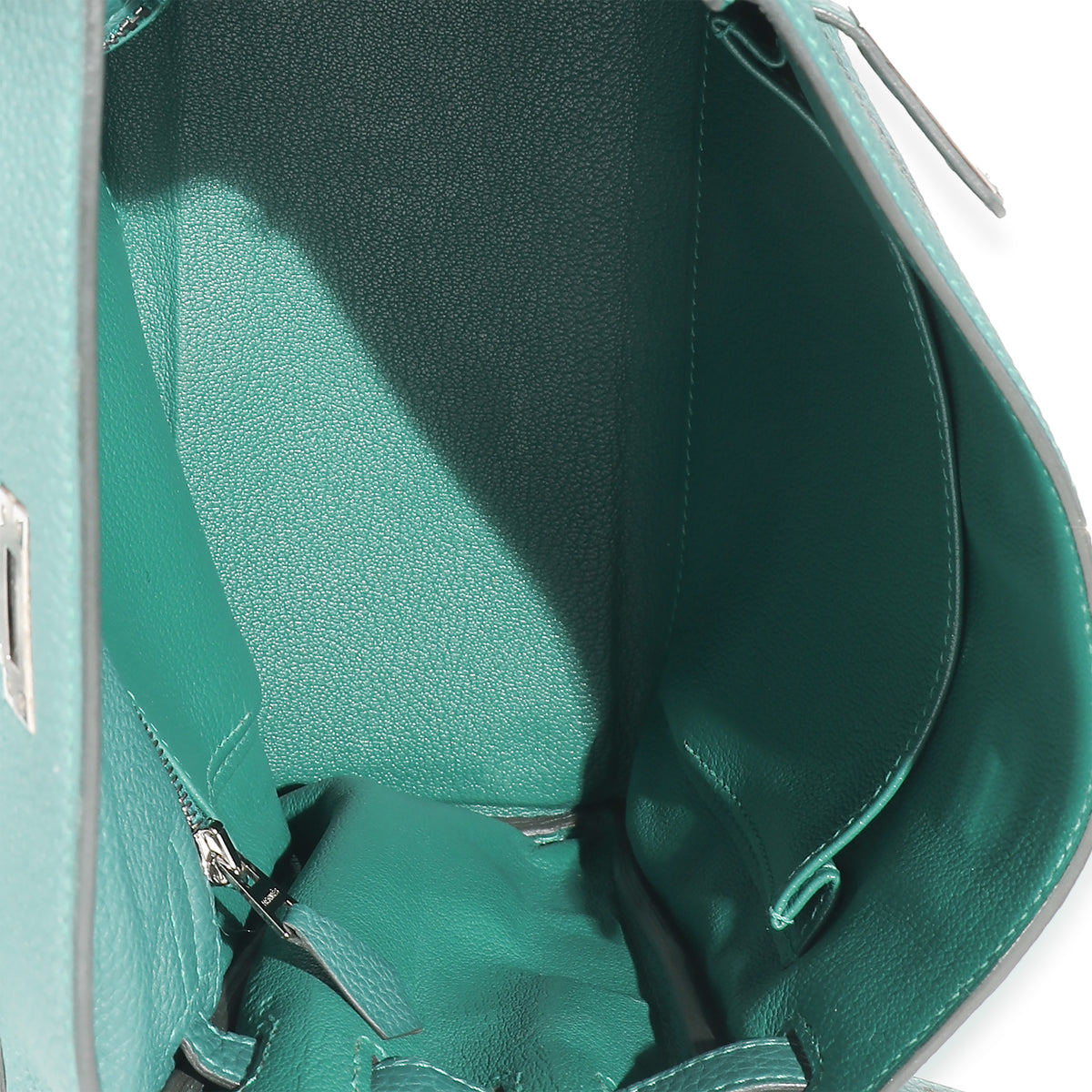 Hermès Malachite Togo Retourne Kelly 25 PHW Handbag av