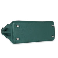 Hermès Malachite Togo Retourne Kelly 25 PHW Handbag clasp