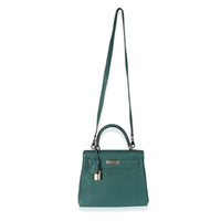 Hermès Malachite Togo Retourne Kelly 25 PHW Handbag pv