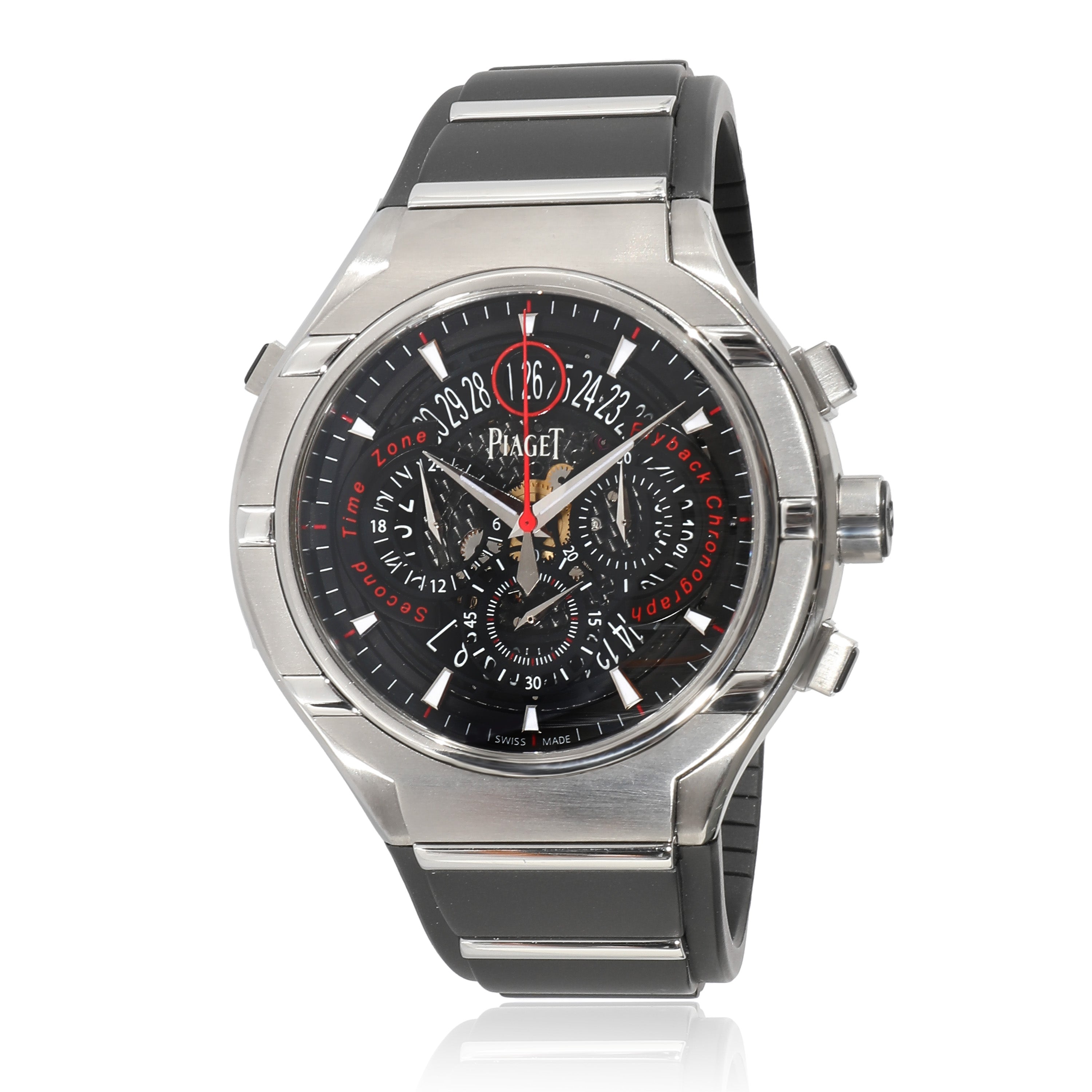 Piaget Polo FortyFive GOA34002 Men's Watch in  SS/Titanium fv