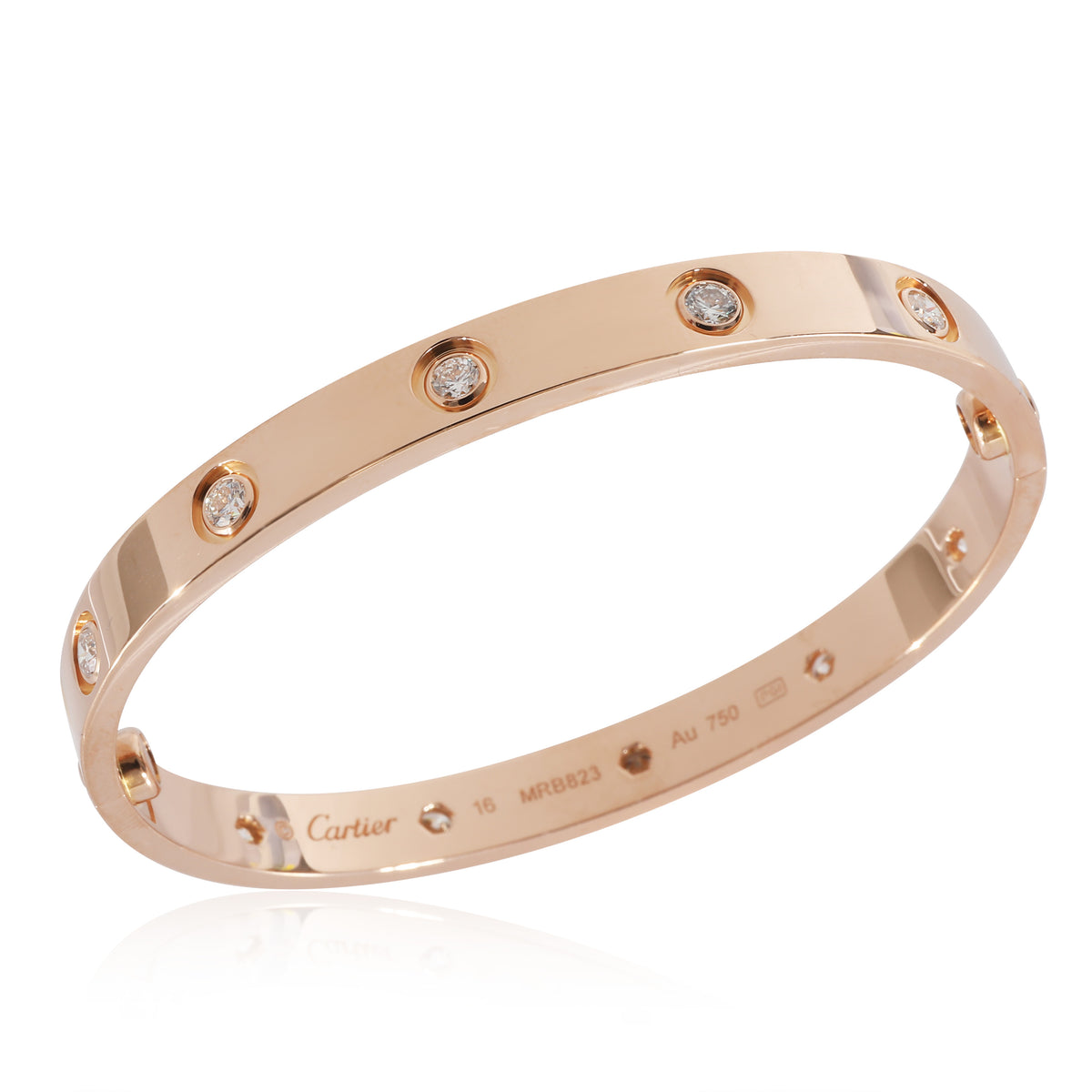 Rose Gold Diamond Love Bracelet