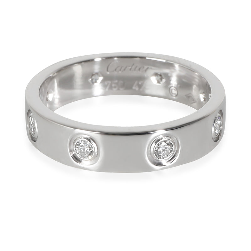 Cartier White Gold Small Model Love Ring fv