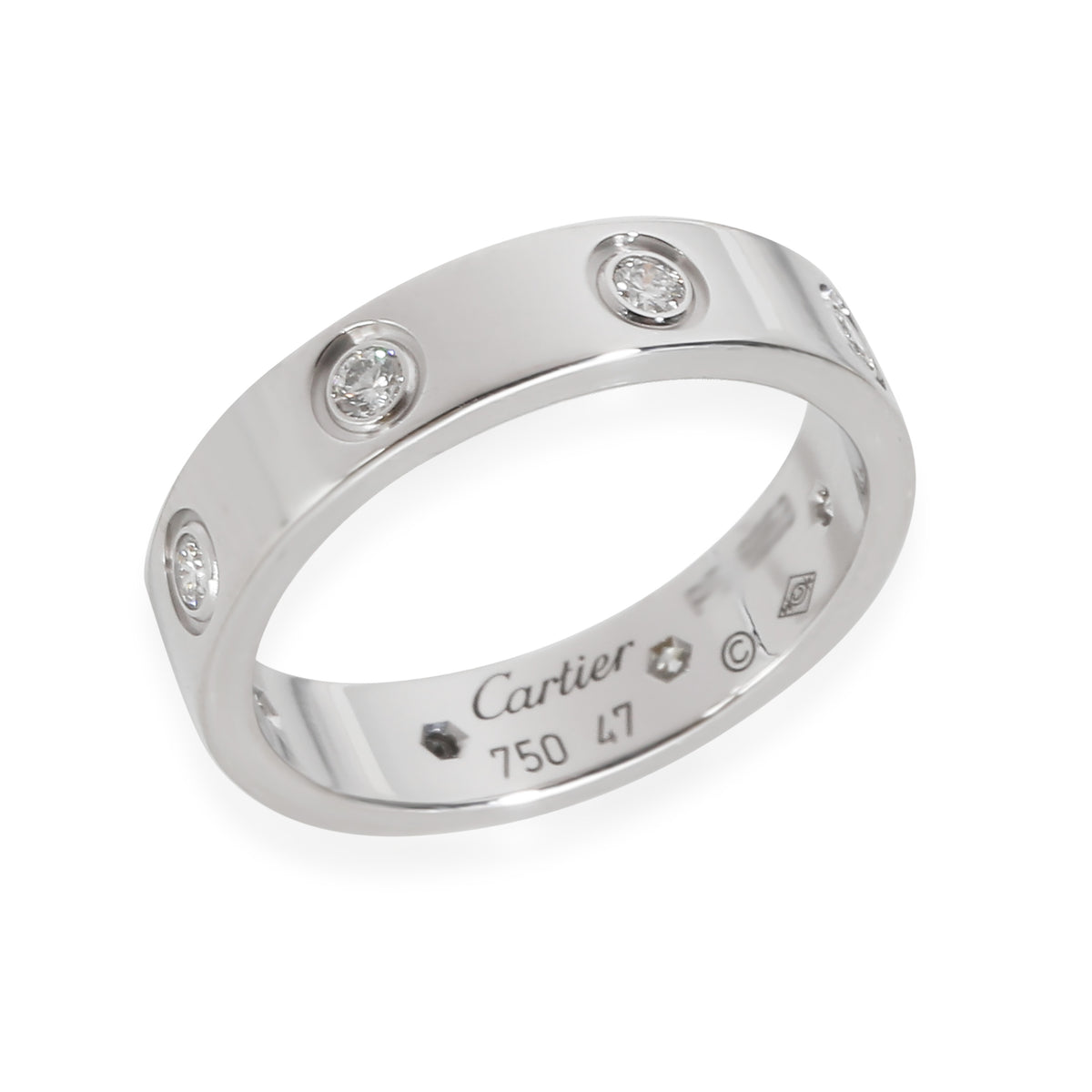 Cartier White Gold Small Model Love Ring pv