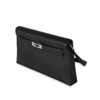 Hermès Black Chevre Chamkila Kelly Elan PHW Handbag sv