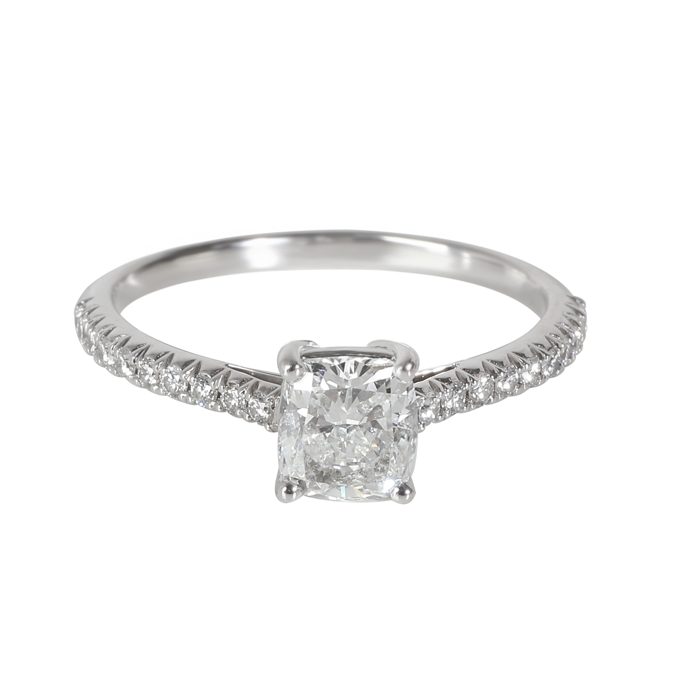 Tiffany & Co. 0.89 ct Cushion Modified Diamond Novo Engagement Ring
