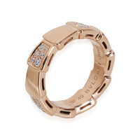 BVLGARI Serpenti Fashion Ring in 18k Rose Gold 0.34 CTW pv