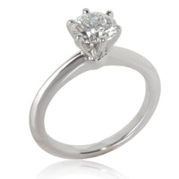 Tiffany & Co. Solitaire Engagement Ring in Platinum F VS2 1.00 CTW pv