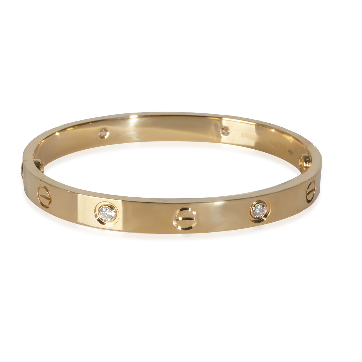 Yellow Gold Diamond Love Bracelet