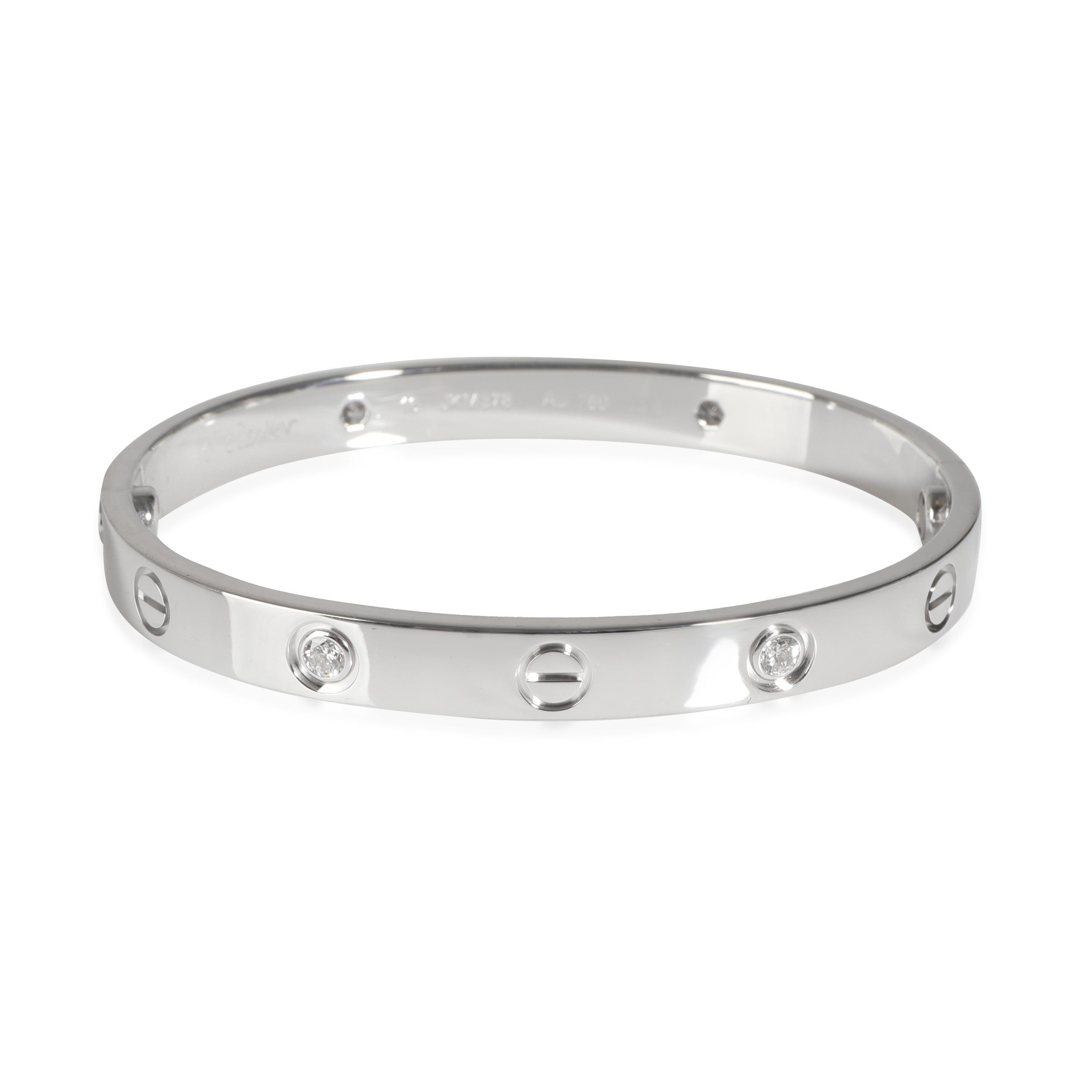 White Gold Diamond Love Bracelet