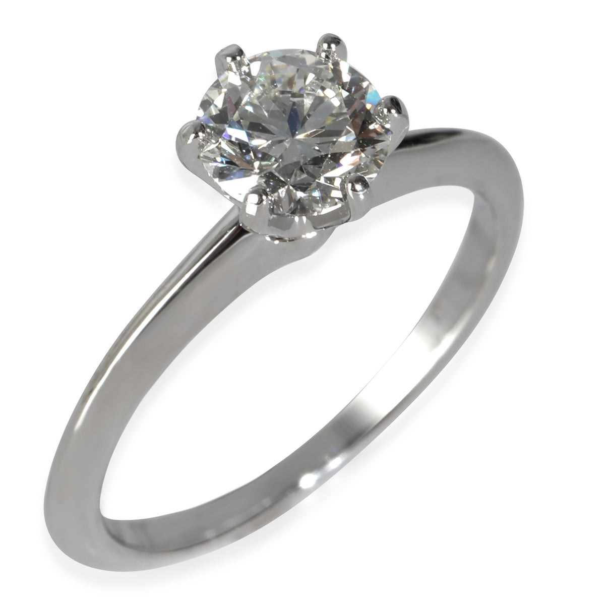 Tiffany & Co. 0.95 ct Round Brilliant Diamond Engagement Ring pv