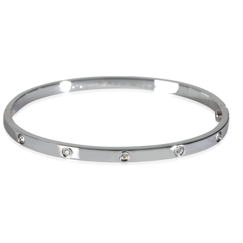 Cartier White Gold Diamond Small Model Love Bracelet fv