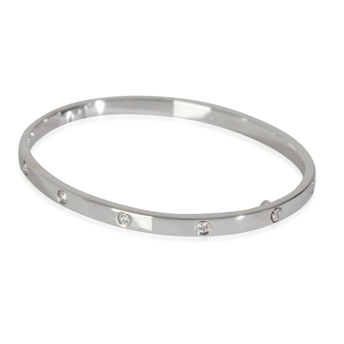 Cartier White Gold Diamond Small Model Love Bracelet sv