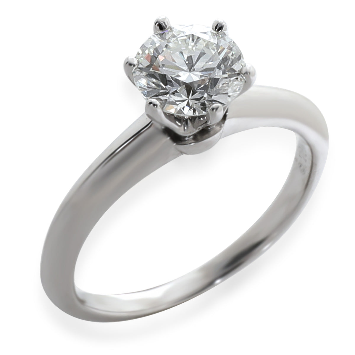 Tiffany & Co. 0.92 ct Round Brilliant Diamond Engagement Ring pv