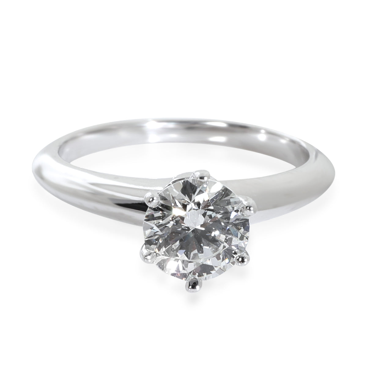 Tiffany & Co. 0.92 ct Round Brilliant Diamond Engagement Ring fv