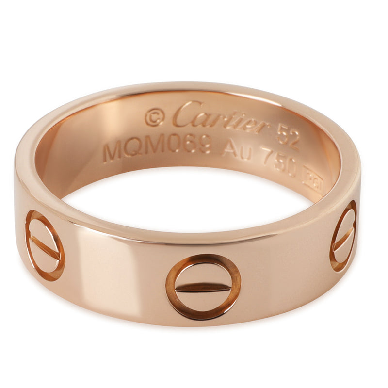 Cartier Rose Gold  Love Ring fv