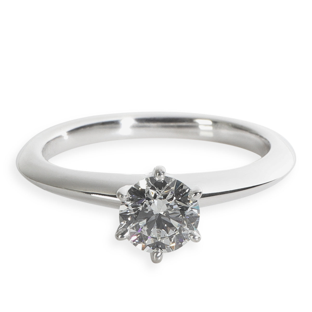 Tiffany & Co. 0.53 ct Round Brilliant Diamond Engagement Ring fv