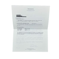 Tiffany & Co. 0.51 ct Princess Diamond Engagement Ring stamp