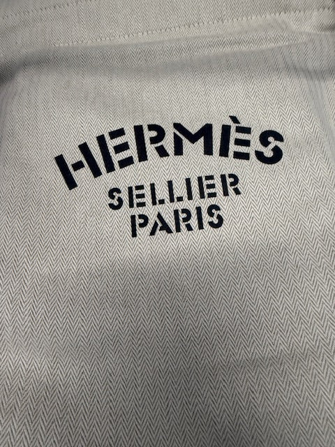 Hermès Gold Swift Craie Maline Grooming Bag Handbag ad3