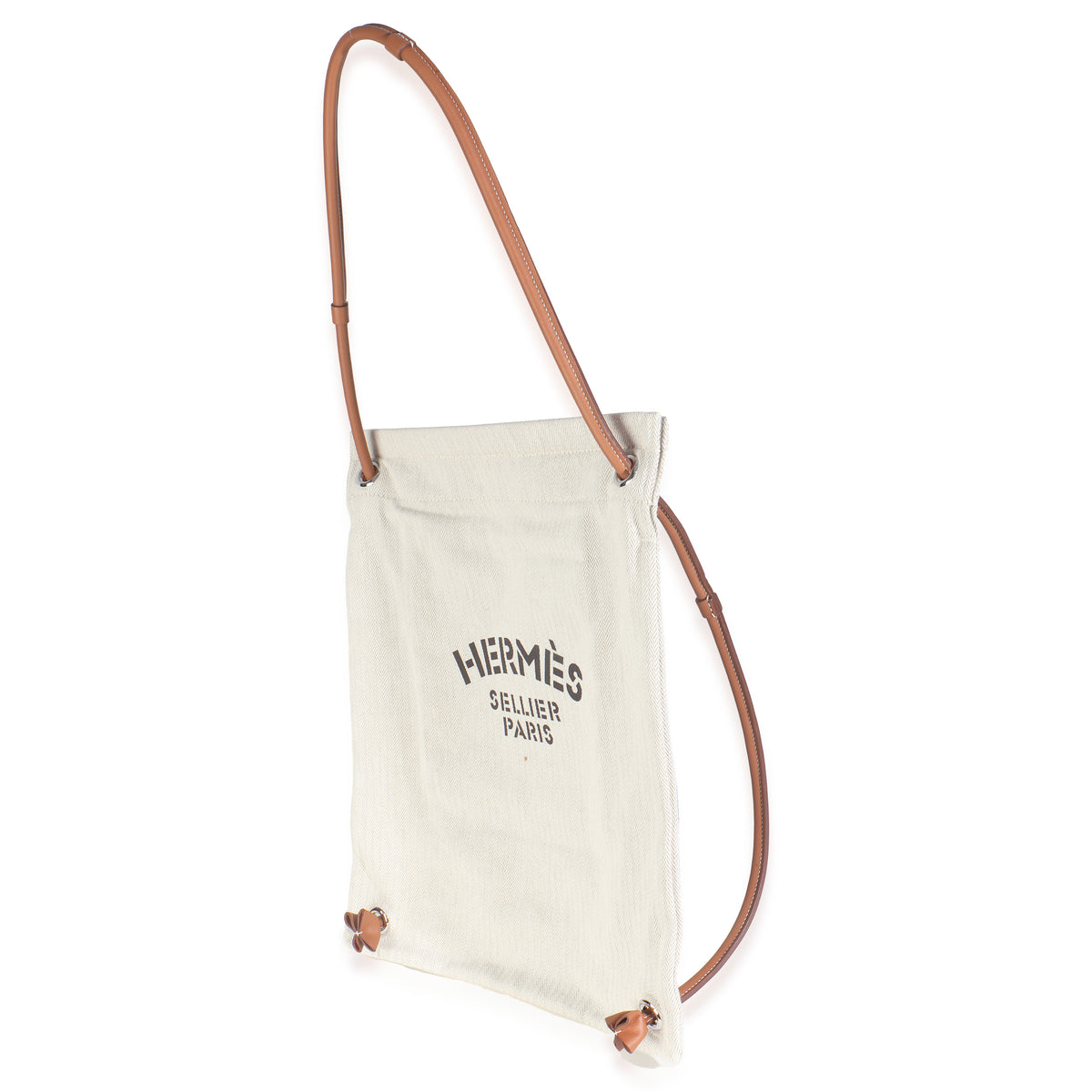 Hermès Gold Swift Craie Maline Grooming Bag Handbag sv