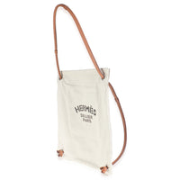 Hermès Gold Swift Craie Maline Grooming Bag Handbag sv