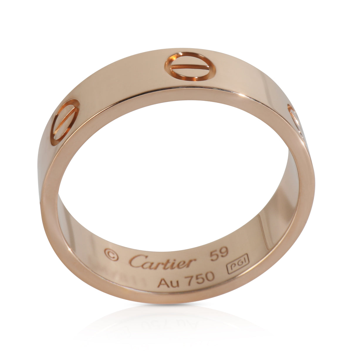 Cartier Rose Gold  Love Ring pv