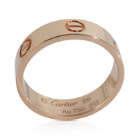 Cartier Rose Gold  Love Ring pv