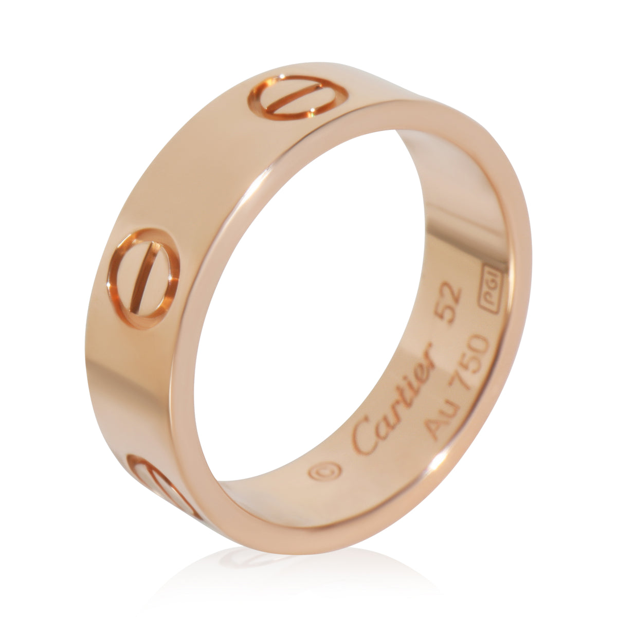 Cartier Rose Gold  Love Ring bv