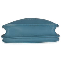 Hermès Bleu Jean Clemence Evelyne III PM PHW Handbag stamp