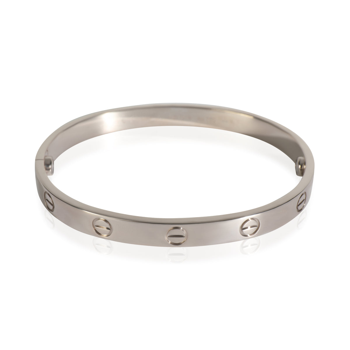 Cartier White Gold  Love Bracelet fv
