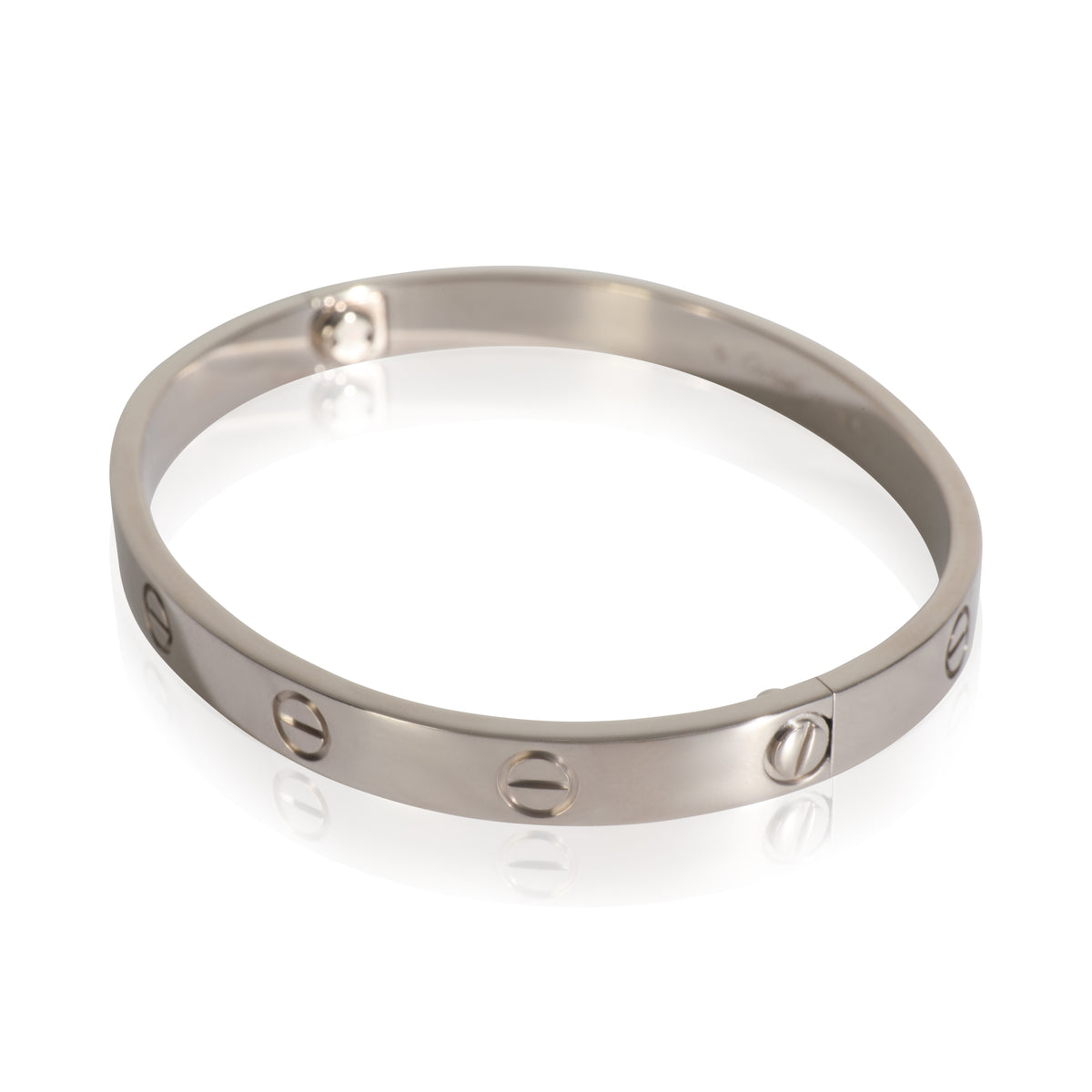 Cartier White Gold  Love Bracelet sv