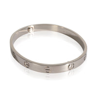 Cartier White Gold  Love Bracelet sv