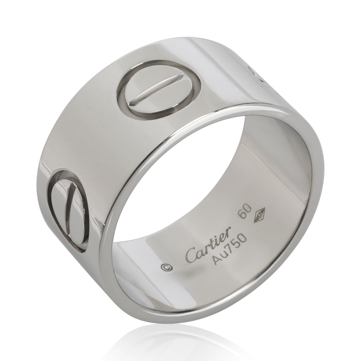 Cartier White Gold  Large Model Love Ring av