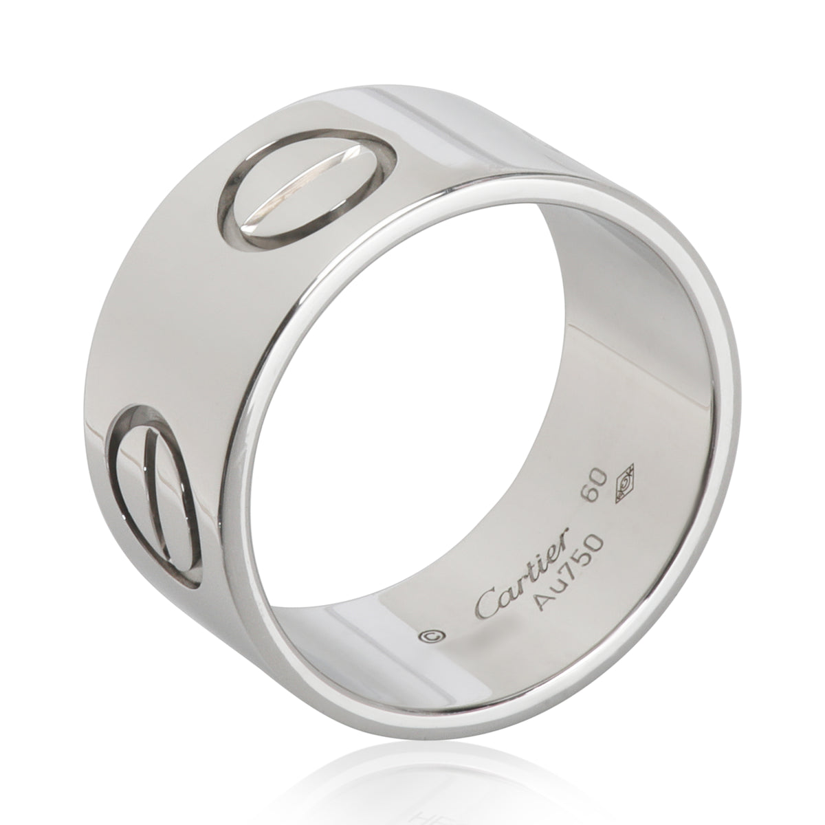 Cartier White Gold  Large Model Love Ring bv