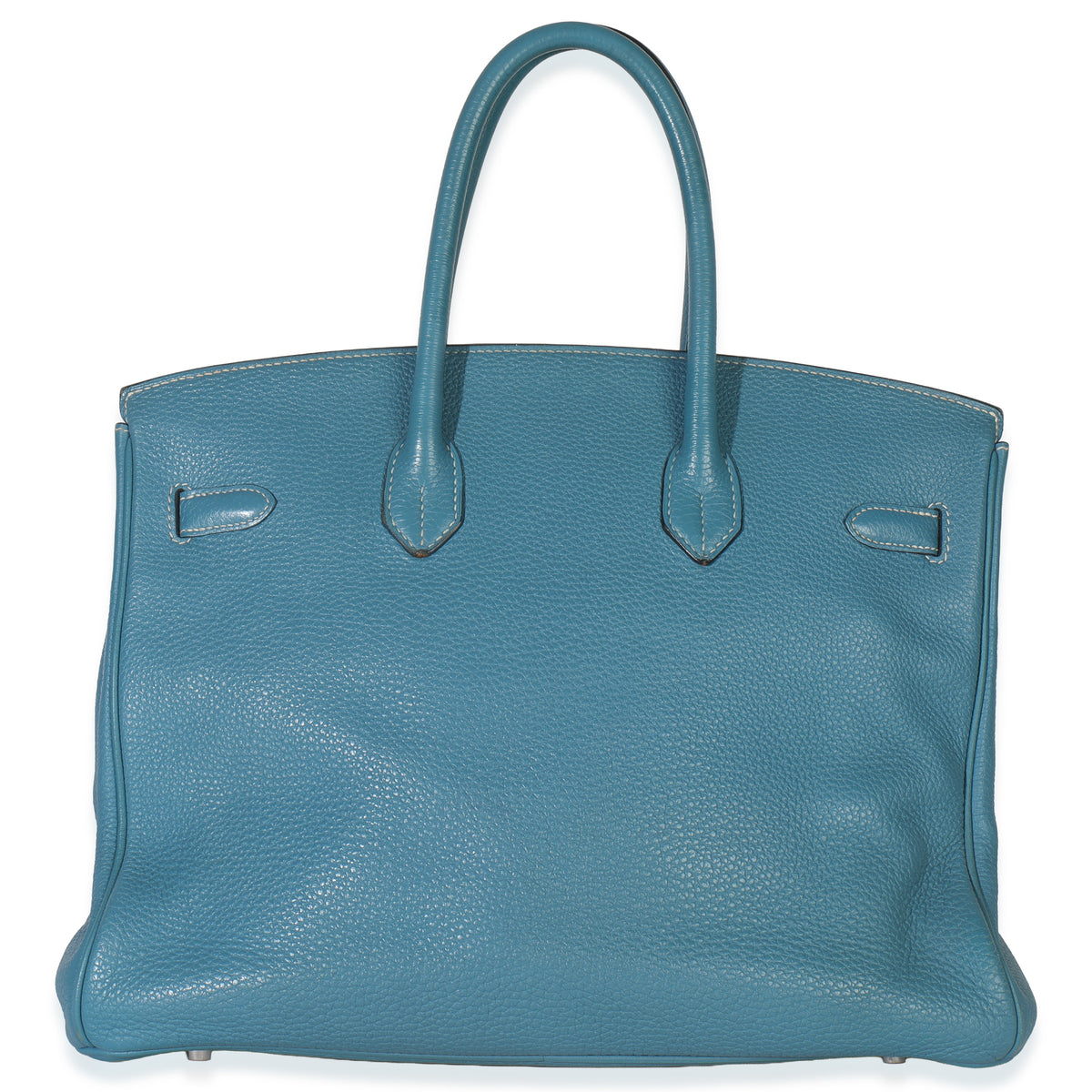 Hermès Bleu Jean Togo Birkin 35 PHW Handbag bv