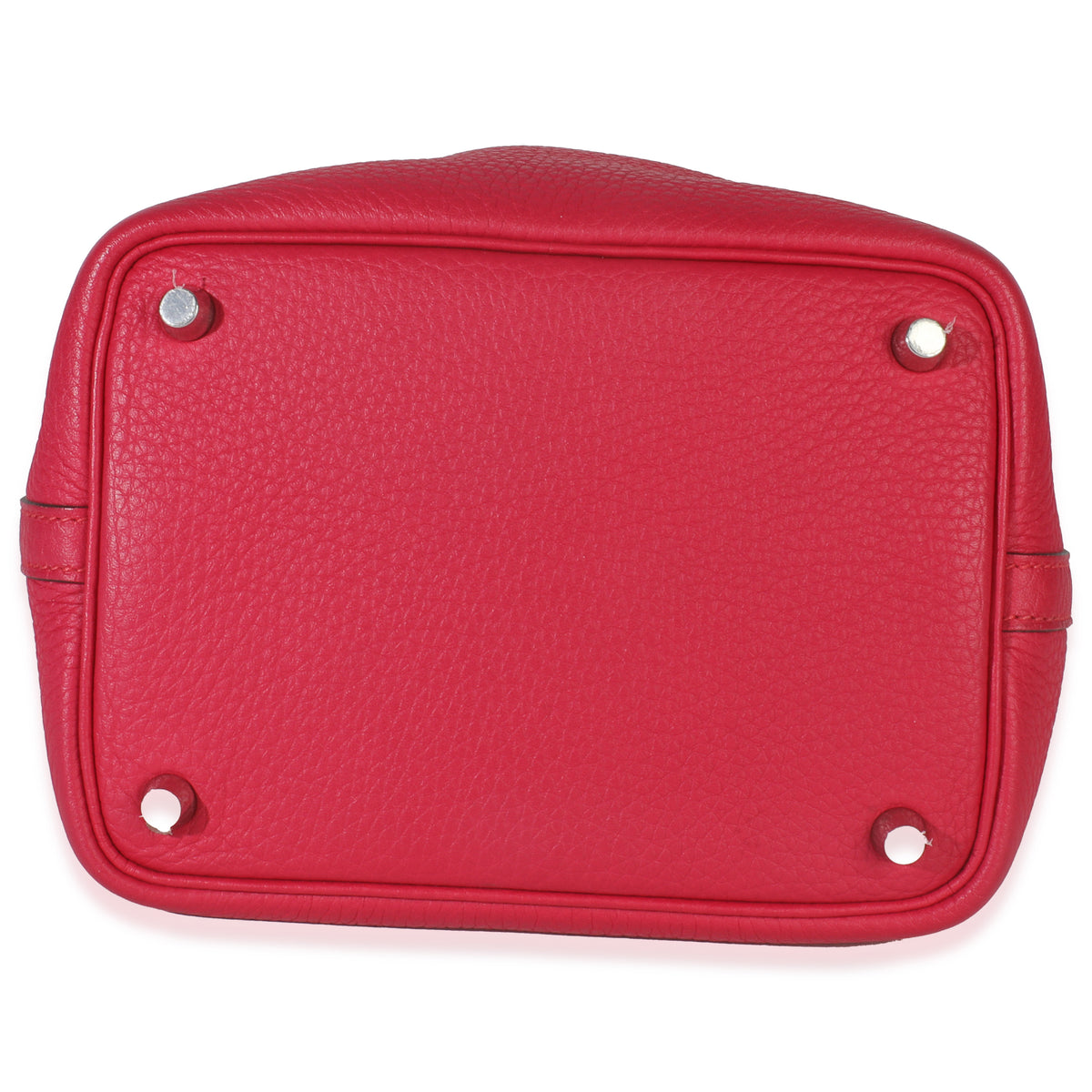 Hermès Framboise Rouge Sellier Clemence Eclat Picotin 18 PHW Handbag box