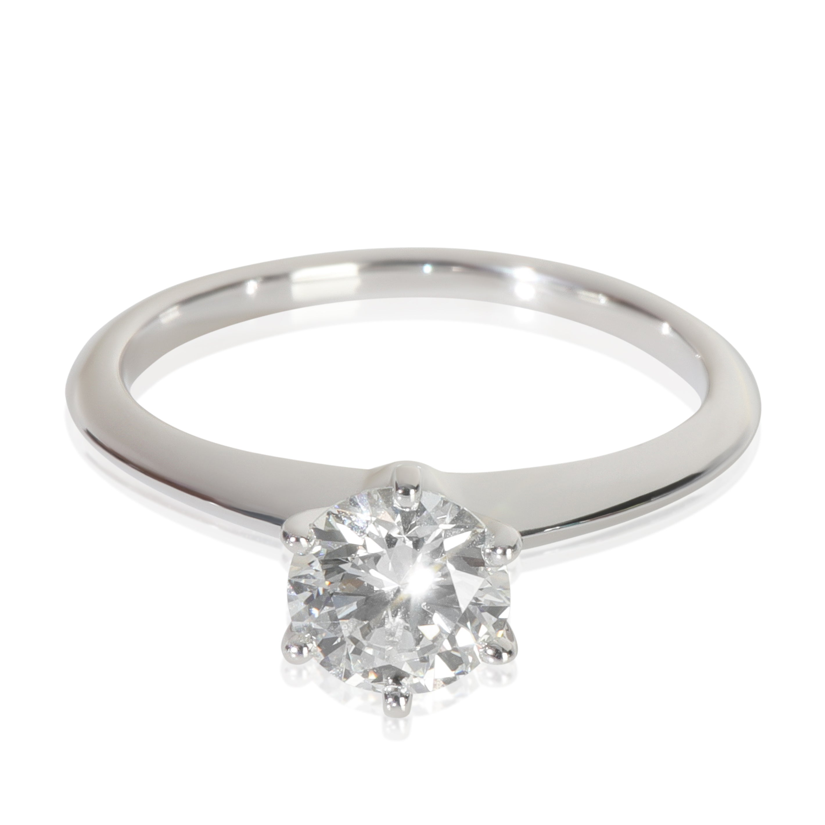 0.91 ct Round Brilliant Diamond Engagement Ring