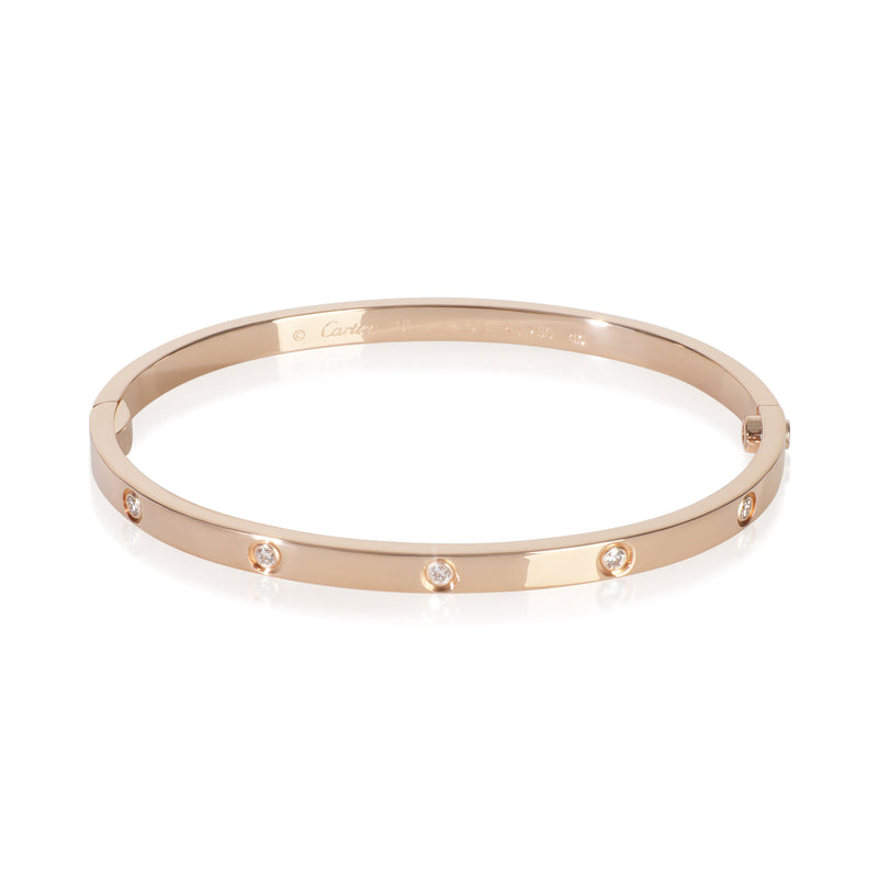 Rose Gold Diamond Small Model Love Bracelet