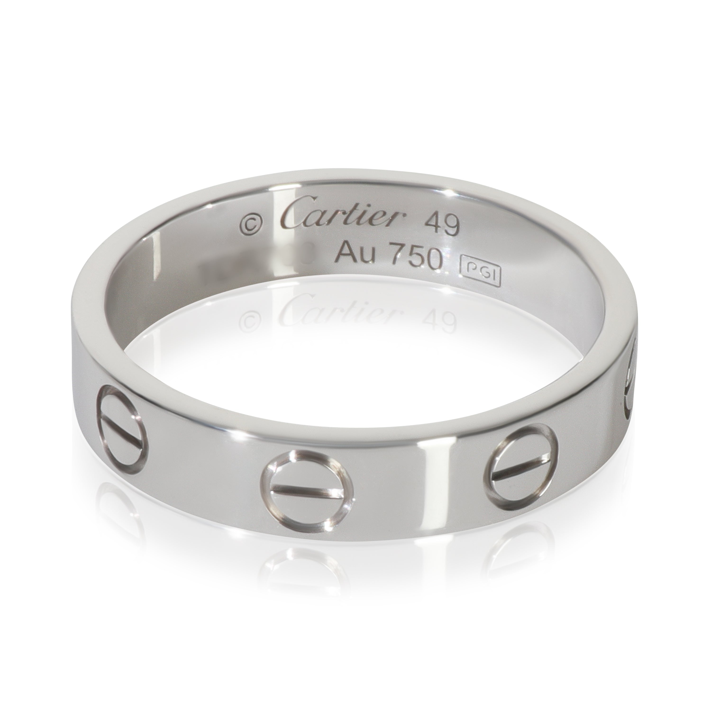 Cartier White Gold  Small Model Love Ring fv