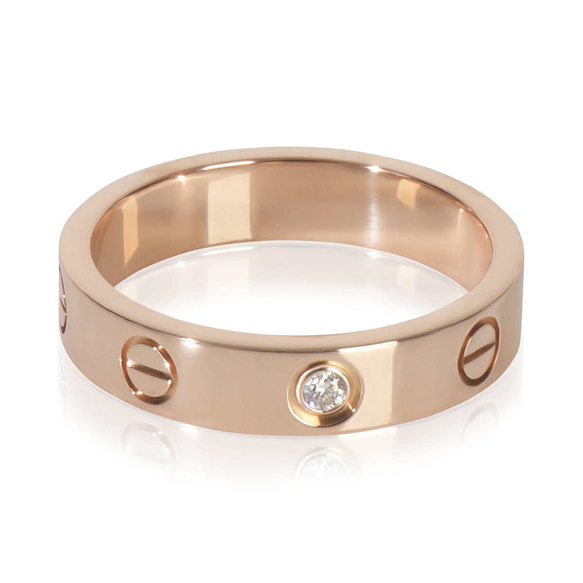 Cartier Rose Gold Diamond Small Model Love Ring fv