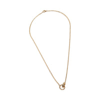 Cartier Yellow Gold Diamond Love Necklace pv